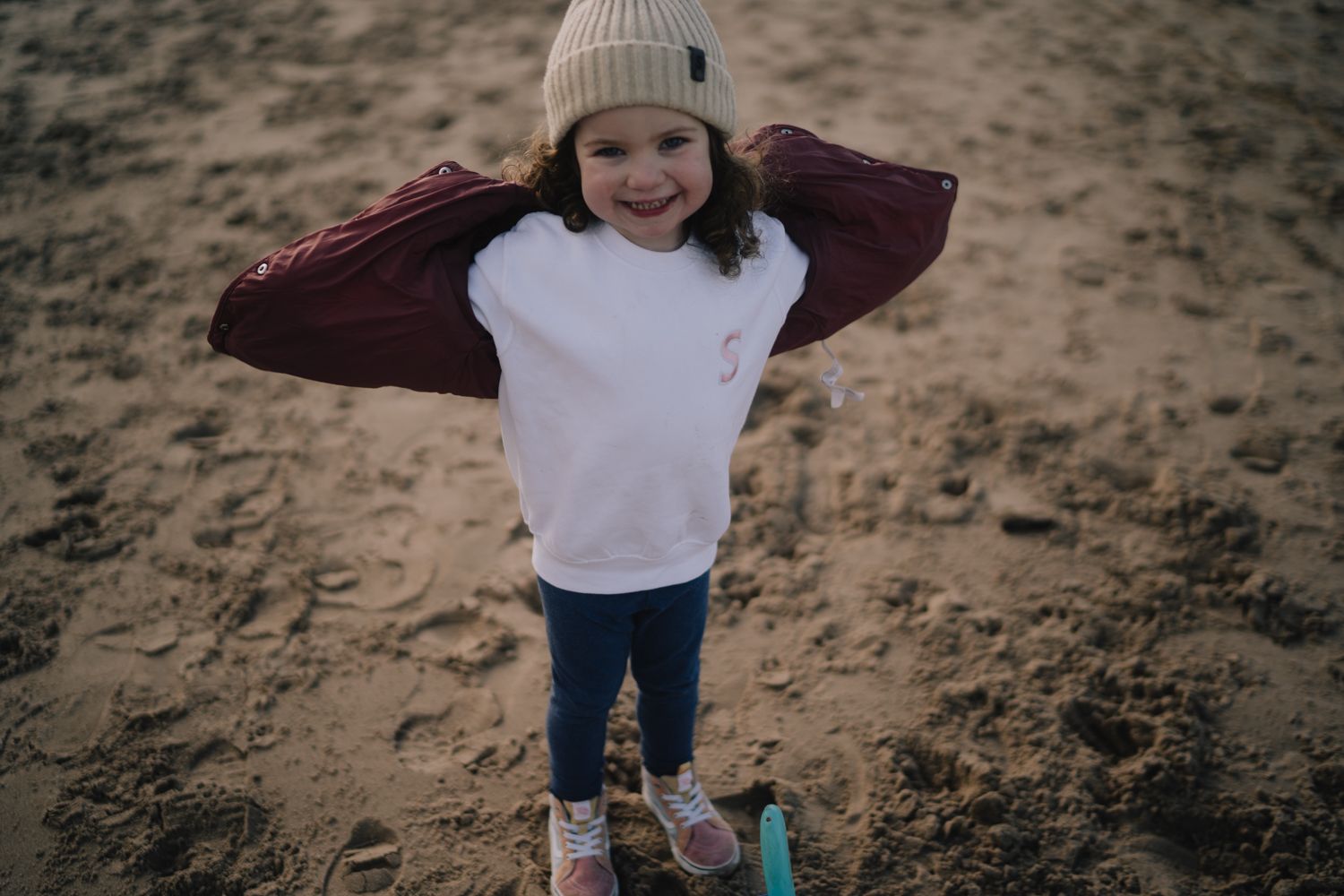 Knitted jumper clearance with initial